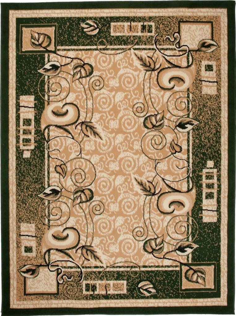 TA Koberec E952A ZELENÝ ATLAS PP Rozmer: 180x250 cm
