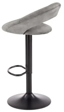 Barová stolička 100x48 cm šedá/antracit