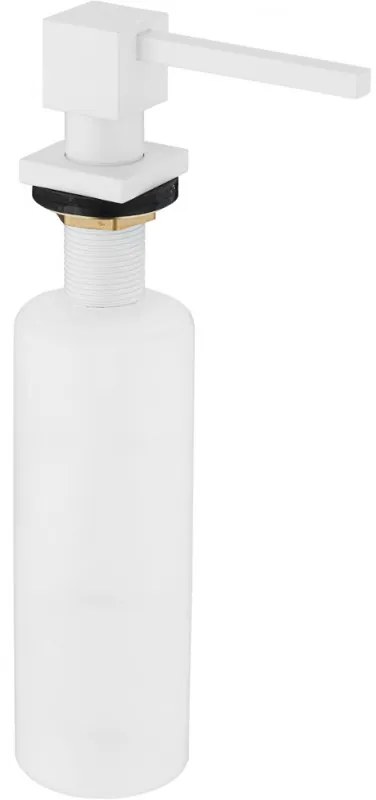 Mexen príslušenstvo, hranatý dávkovač saponátu do kuchynského drezu, biela, 6605320-20