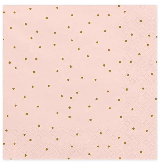 SP33-23-081J Party Deco Papierové servítky - Dots - 33x33 cm