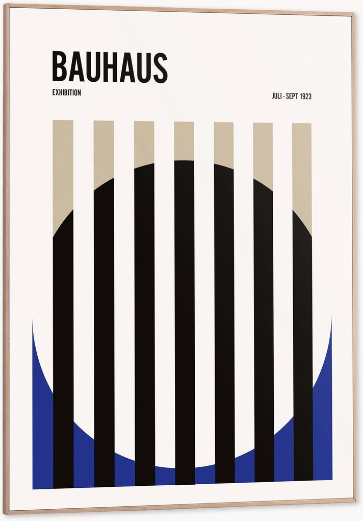 Nástenná dekorácia v ráme Bauhaus