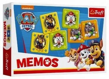 Trefl Pexeso papierové Paw Patrol/Labková patrola spoločenská hra 30 kusov v krabici 21x14x4cm