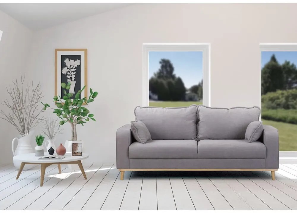 Sivá pohovka 193 cm Beata - Ropez