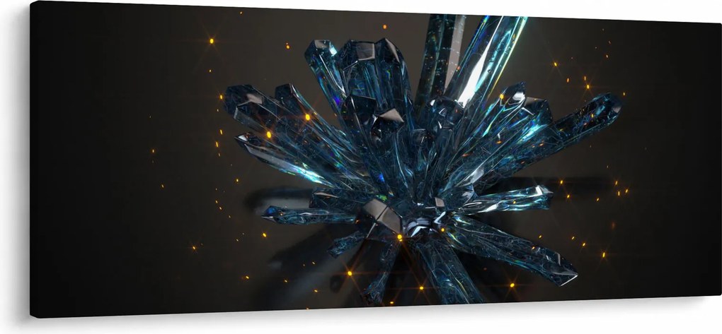 Obraz kryštálu (120x50 cm)