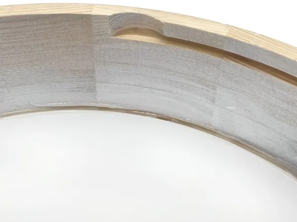 Brilagi - Stropné svietidlo PINO 3xE27/15W/230V borovicové/strieborné pr. 47,5 cm