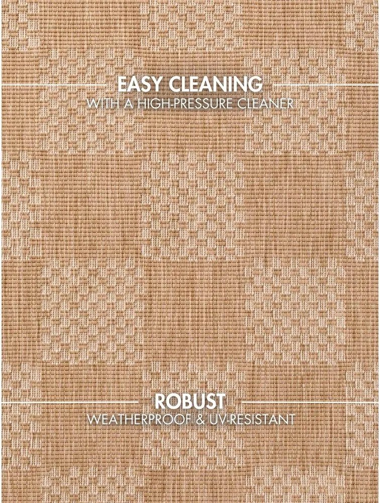 Krémovobiely/v prírodnej farbe vnútorný a vonkajší behúň 80x200 cm Haringey Dorothy – Ted Baker