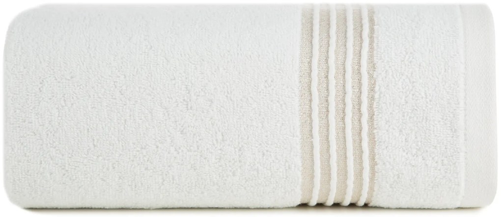 BAVLNENÝ UTERÁK LILA 50X90 CM BIELA