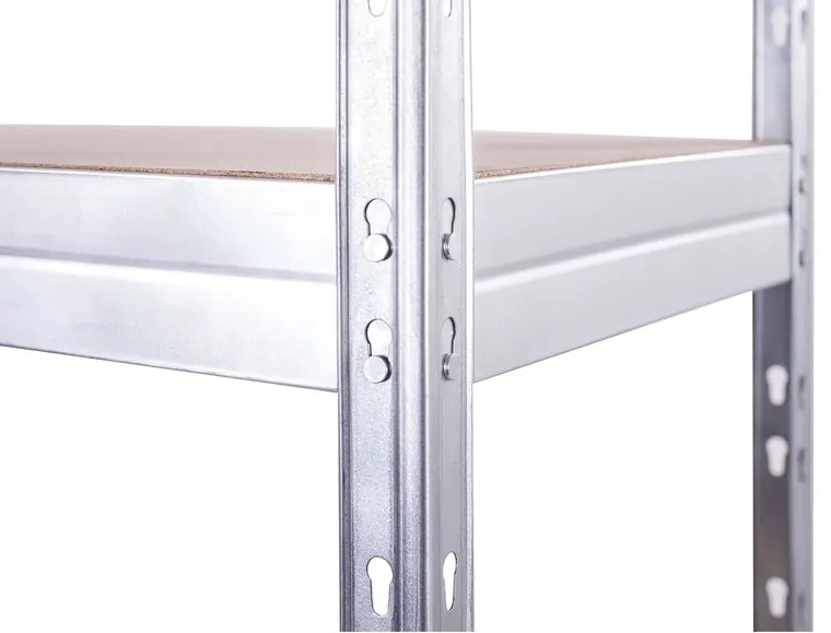 AR SHELVING Pozinkovaný regál s 5 policami Rivet, 180 x 90 x 45 cm (100242149)