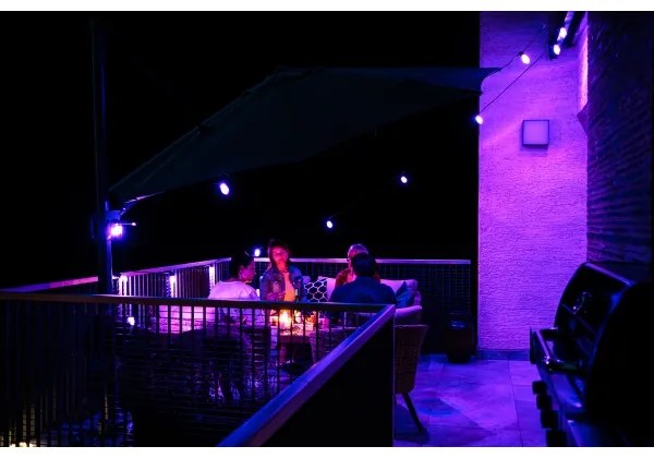 Immax NEO 07900L -LED RGB+CCT Stm. reťaz 15xLED/1W/230V 15m Wi-Fi Tuya IP65+DO