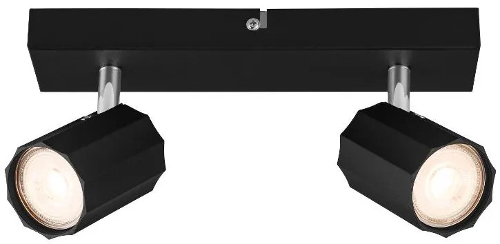 Livarno home Nástenné/stropné svietidlo (čierna)  (100393025)