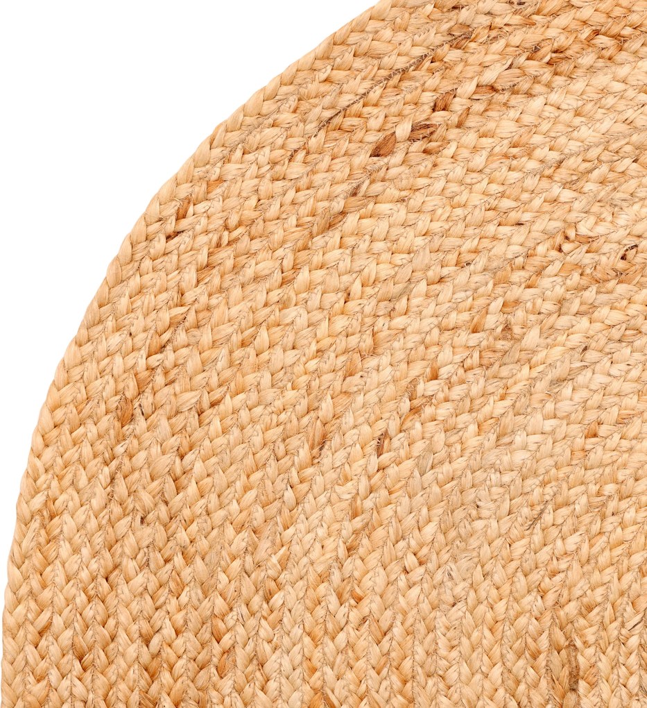 My Flair, AKCIA: 120x120 (průměr) kruh cm Kusový koberec Lola natur kruh, béžová, chodba / predsieň