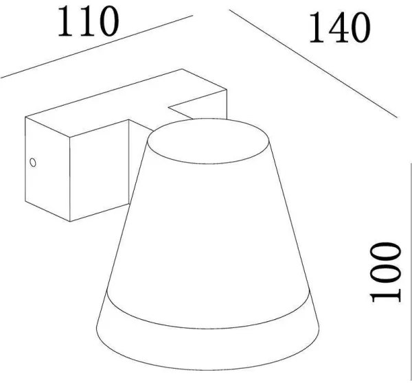 Deko-Light 731076 -LED Vonkajšie nástenné svietidlo SERPENTIS 6,2W/230V IP54 čierna