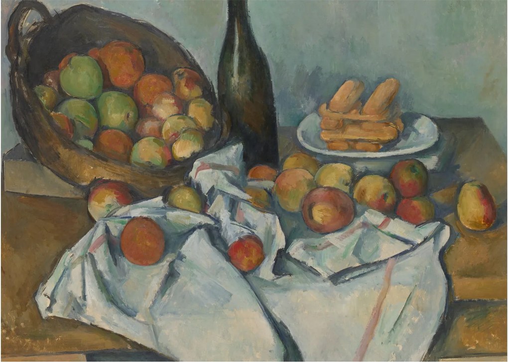 Obraz - Paul Cezanne, The Basket of Apples, reprodukcia (70x50 cm)