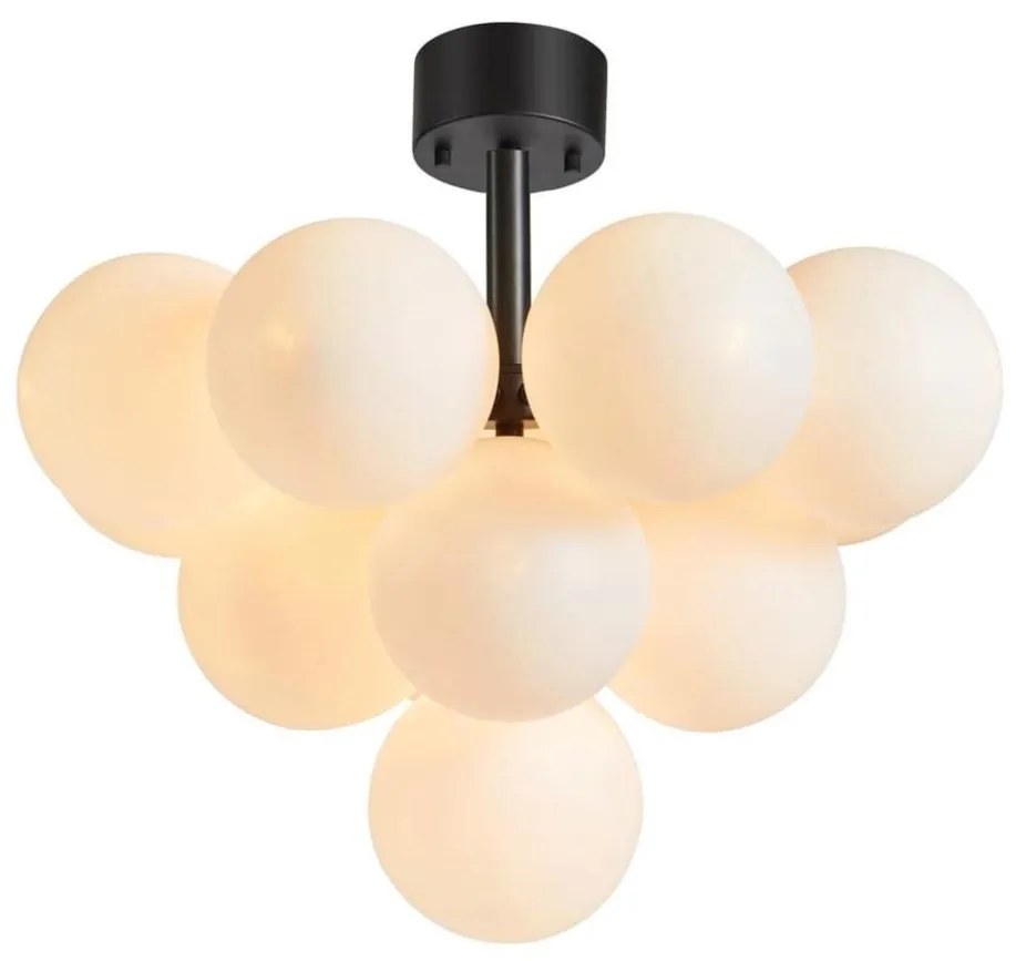 Markslöjd 107913 - Prisadený luster MERLOT 13xG9/20W/230V priemer 56 cm biela/čierna