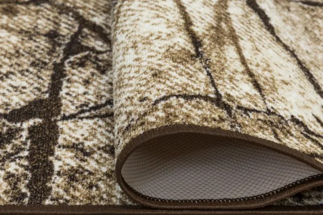 Protišmykový behúň Grain 17 hnedý / béžový