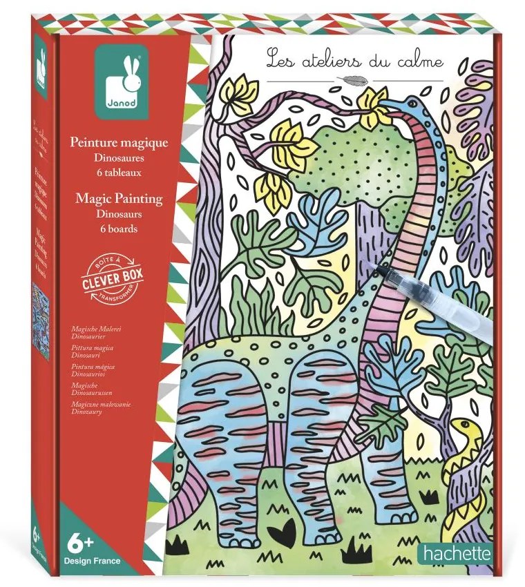 Kreatívna sada Maľovanie magickým perom Dinosaurus Janod Atelier Maxi od 6 rokov