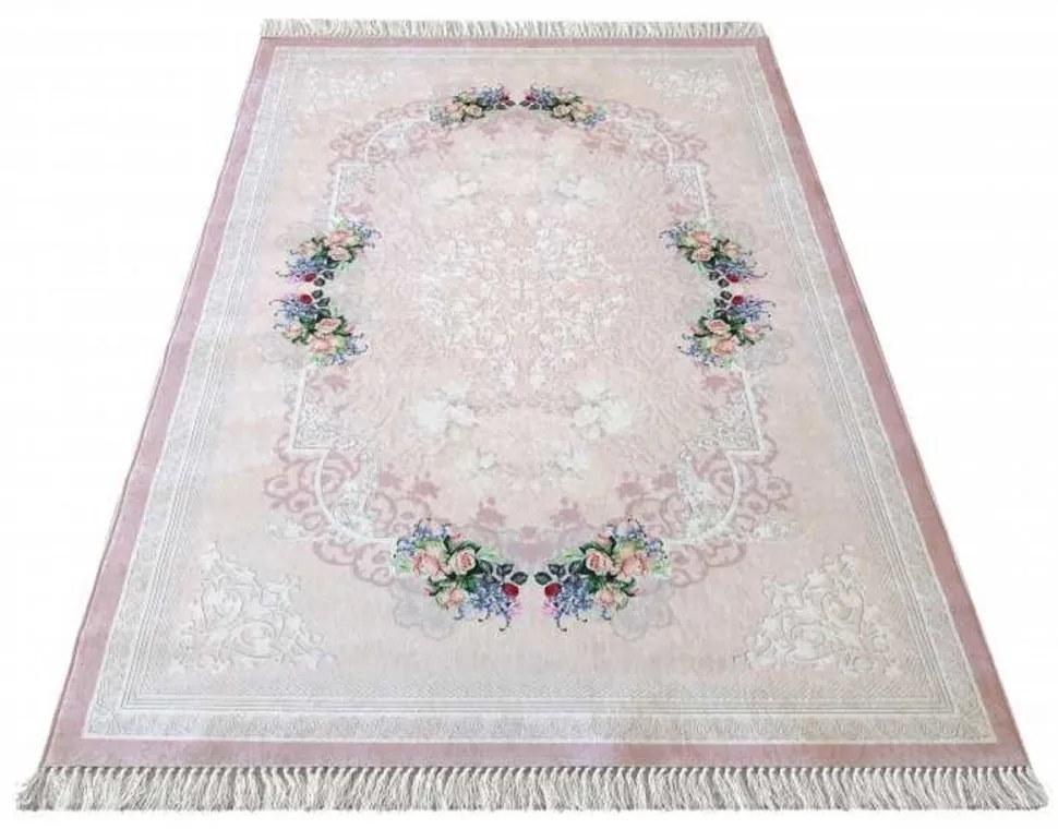 Kusový koberec Bella ružový, Velikosti 120x180cm