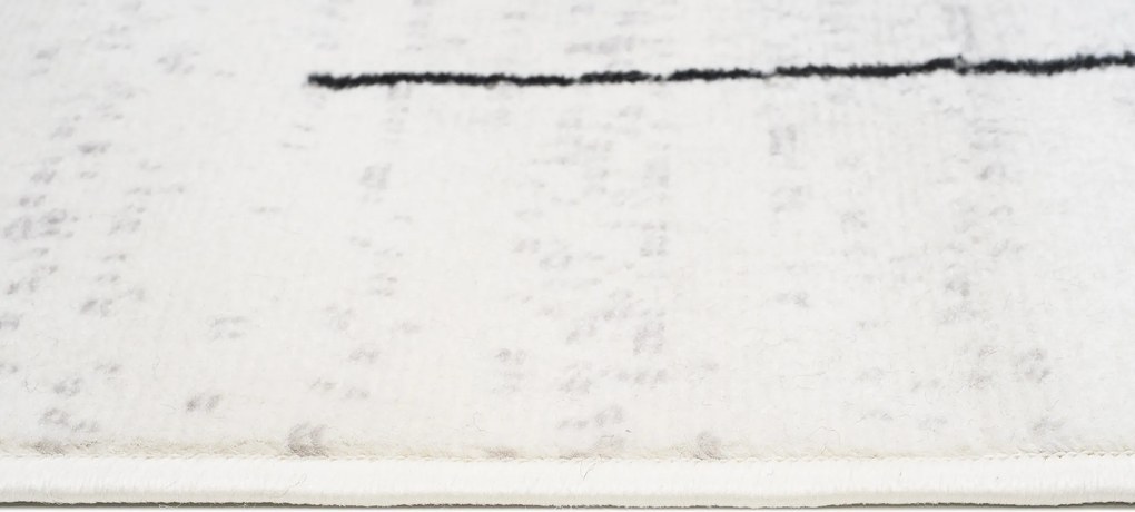 TA Koberec 5354A KRÉMOVÁ / ČIERNA GRACE