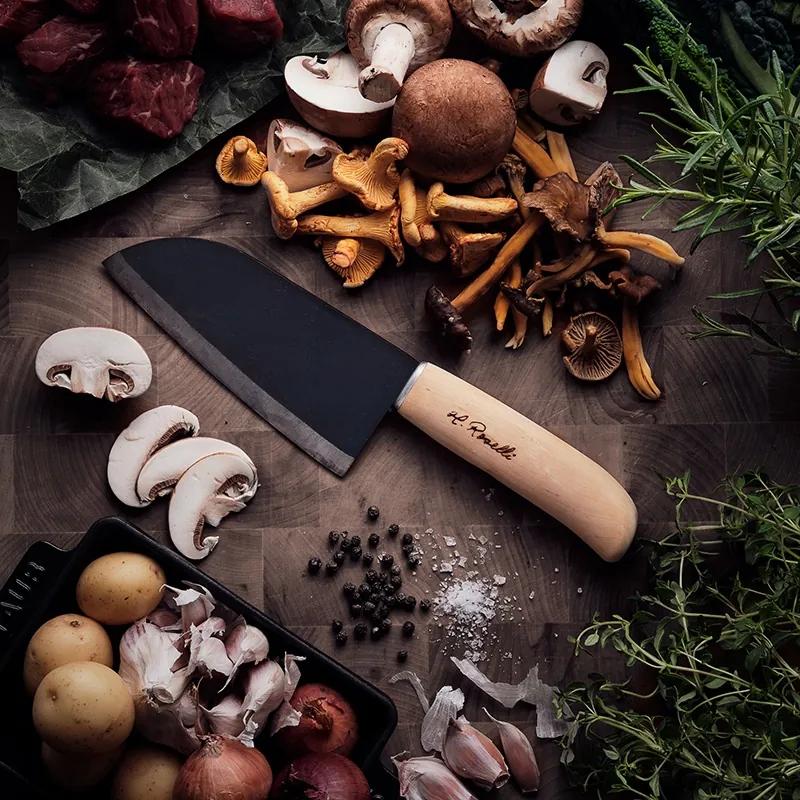 Kuchársky nôž Roselli Chef, krátky / stojan