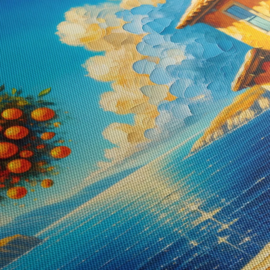 Obraz - Dom s pomarančmi II. (90x60 cm)