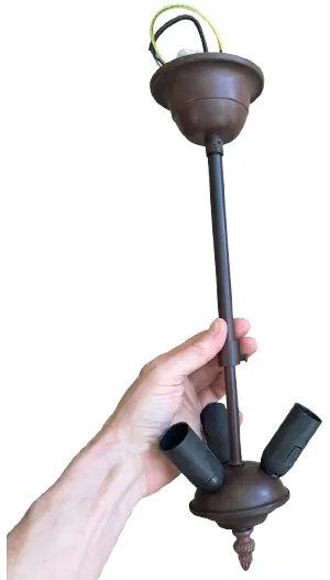 Stropné svietidlo Tiffany s nastaviteľnou nohou Ø36 AMAZONIT