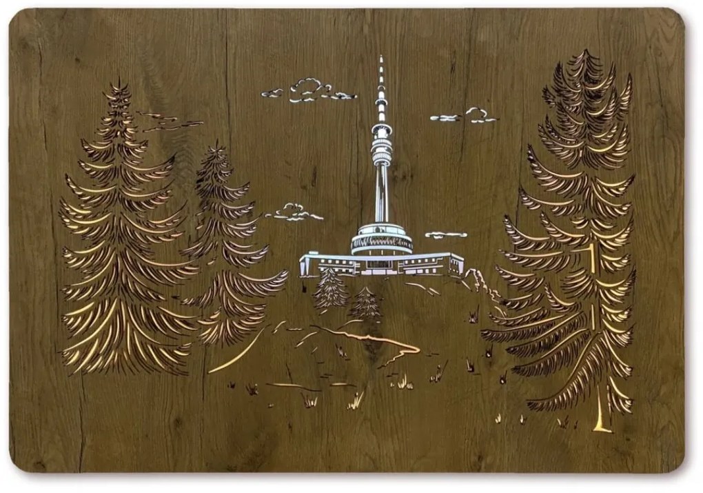 Obrazy na stenu Vysielač na vrchu