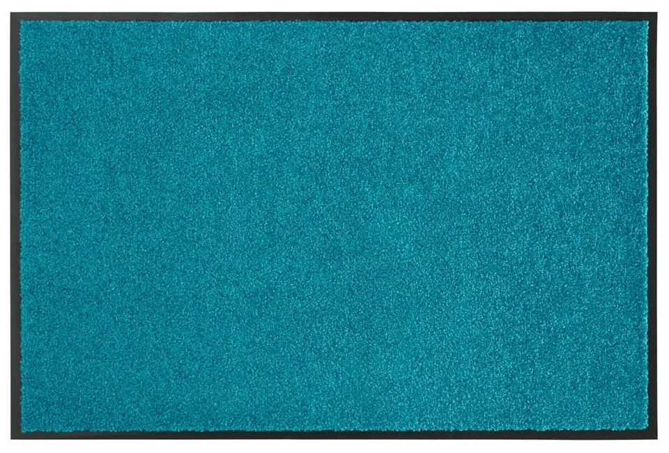 Tyrkysová rohožka Hansa Home Wash &amp; Clean, 39 x 58 cm