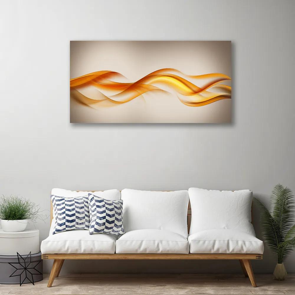 Obraz Canvas Abstrakcia vlny art umenie 125x50 cm