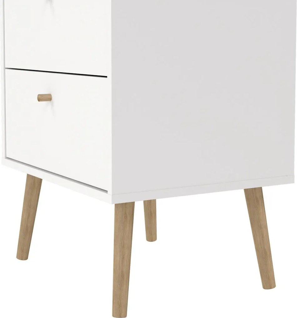 Komoda Boazy 50 cm bílá