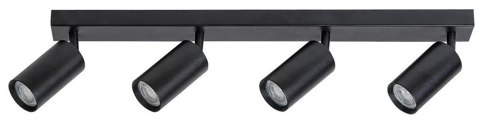 Rabalux 2086 - Stropné bodové svietidlo SOLO 4xGU10/25W/230V čierna