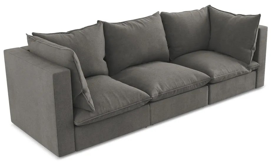 Tmavosivá pohovka 255 cm Manao – Makamii