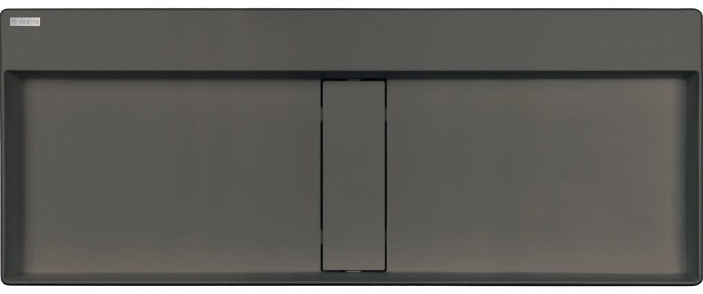 Deante Blur, granitové umývadlo na dosku 1000x400x120 mm, antracitová metalíza, DEA-CQB_TU1S
