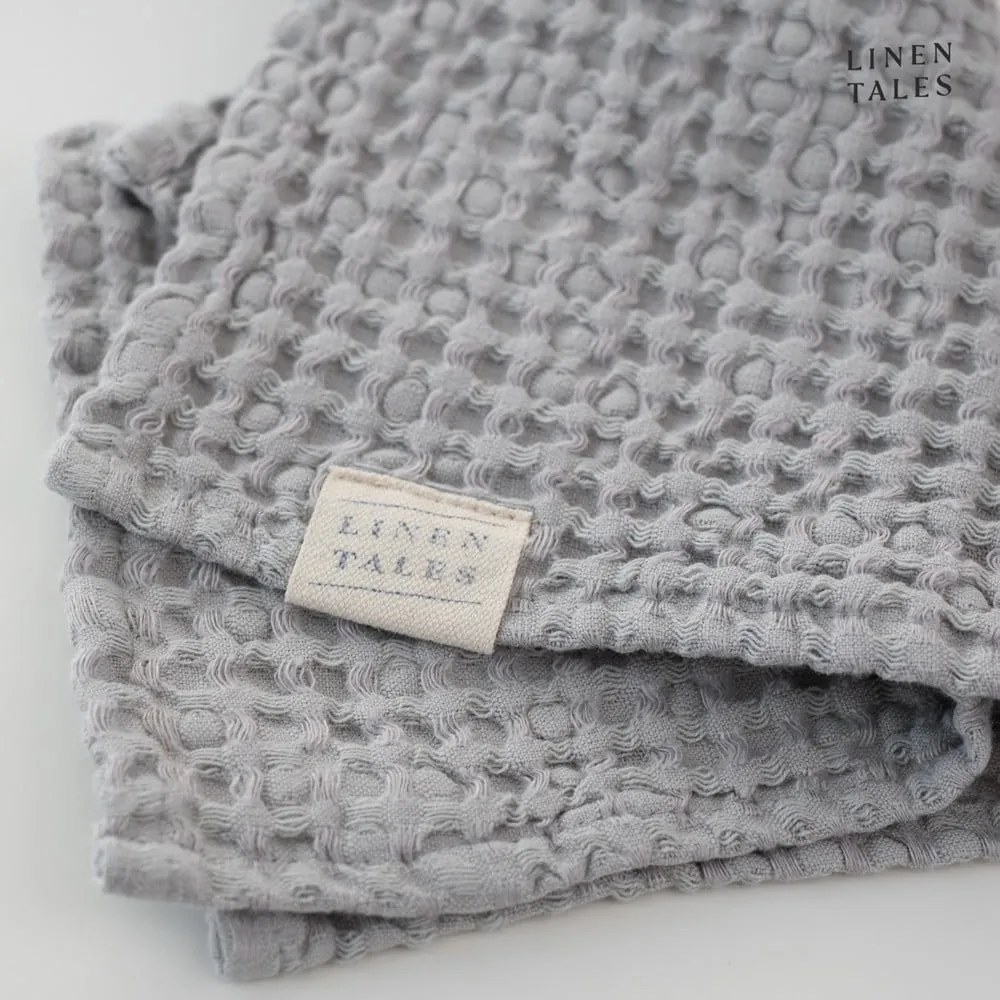 Svetlosivé uteráky a osušky v súprave 3 ks Honeycomb - Linen Tales