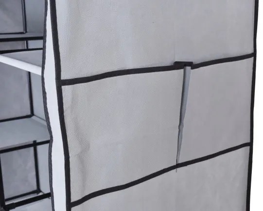 Šatníková skriňa MIRA MAXI sivá