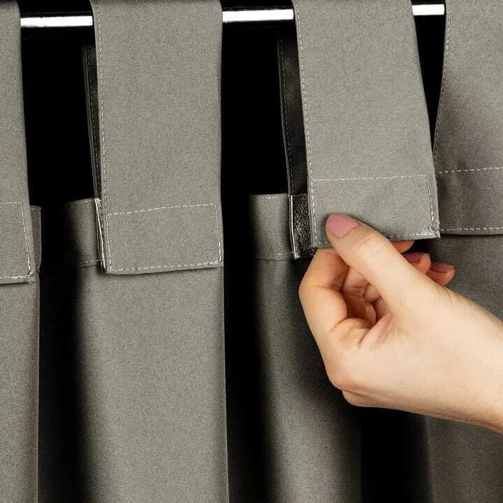 Vodotesný záves do altánku v jemnej farbe cappuccino Šírka: 155 cm | Dĺžka: 220 cm