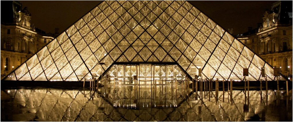 Obraz Louvre (120x50 cm)