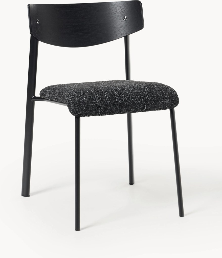 Čalúnená stolička z dubového dreva Nadia