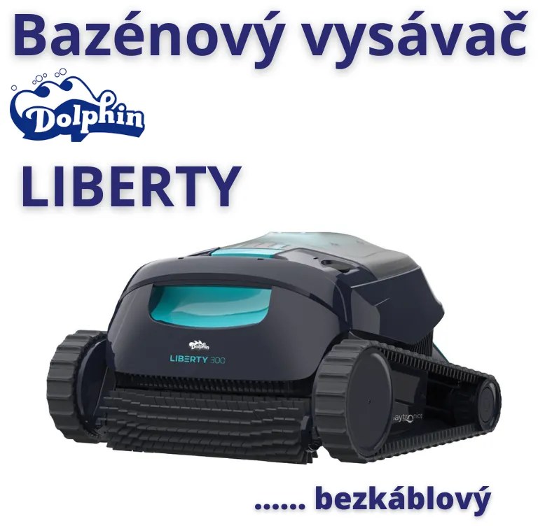 DOLPHIN LIBERTY 400, bezkáblový bazénový vysávač AKU