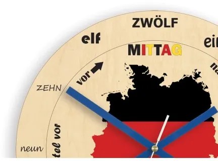 Sammer Detské hodiny na stenu s motívom Nemecka Niemcy