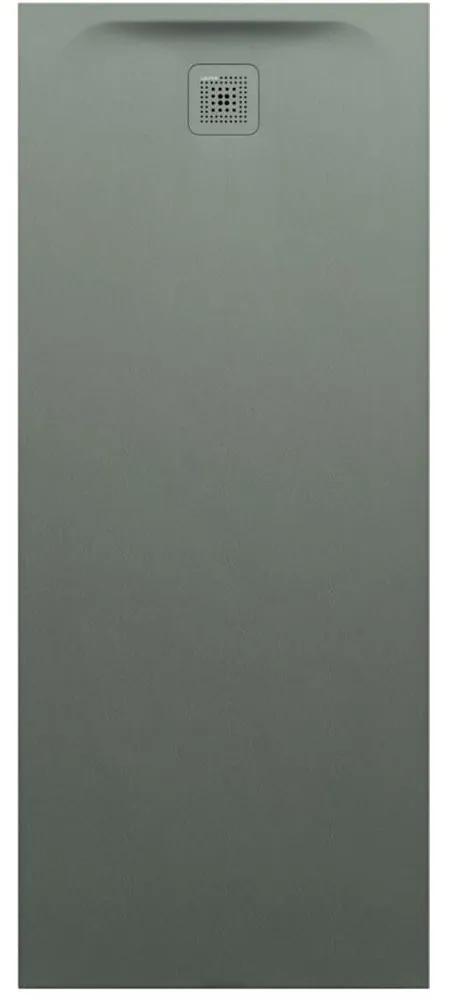 LAUFEN Pro obdĺžniková sprchová vanička z materiálu Marbond, odtok na kratšej strane, 1800 x 750 x 46 mm, betónová šedá, H2149590790001