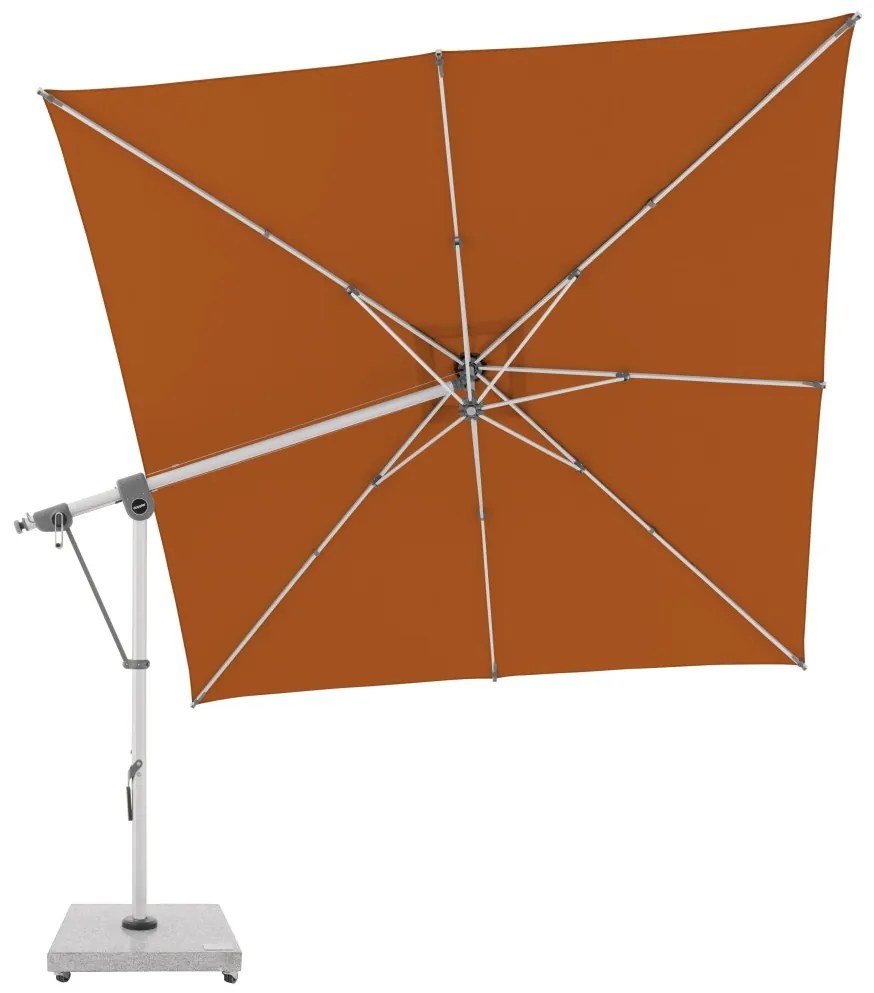 Doppler EXPERT 3 x 3 m – záhradný výkyvný slnečník s bočnou tyčou