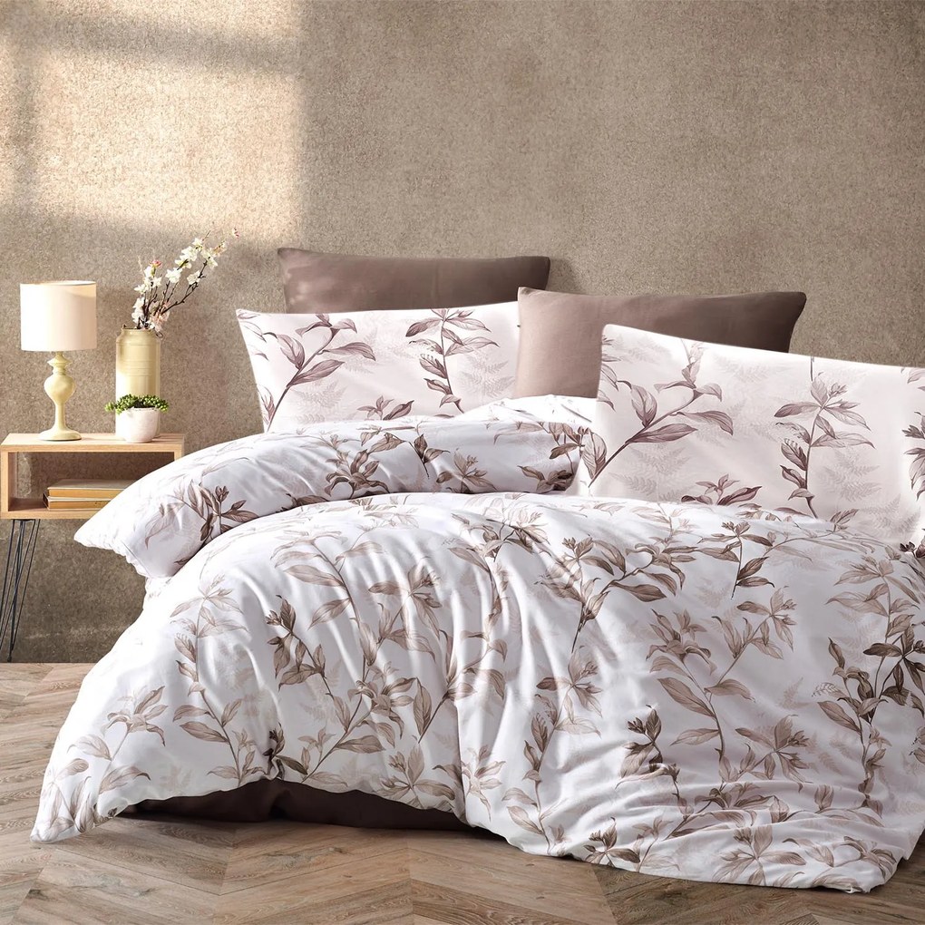 SATÉNOVÉ POSTEĽNÉ OBLIEČKY LUXURY PUHA2 220X200 CM, 2 KS 70X80 CM VZOROVANÉ