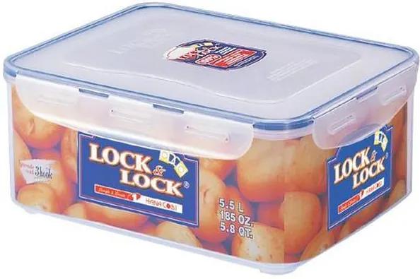 LOCKNLOCK Dóza na potraviny Lock - obdĺžnik; 5,5 l