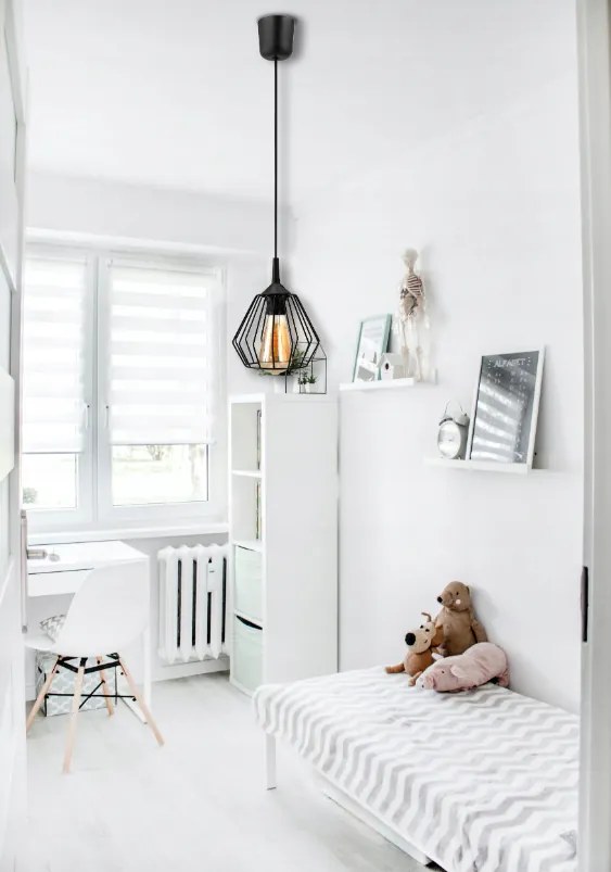 Závesný stropný lumper LED E27 nastaviteľný 0-100 cm hliníkové tienidlo