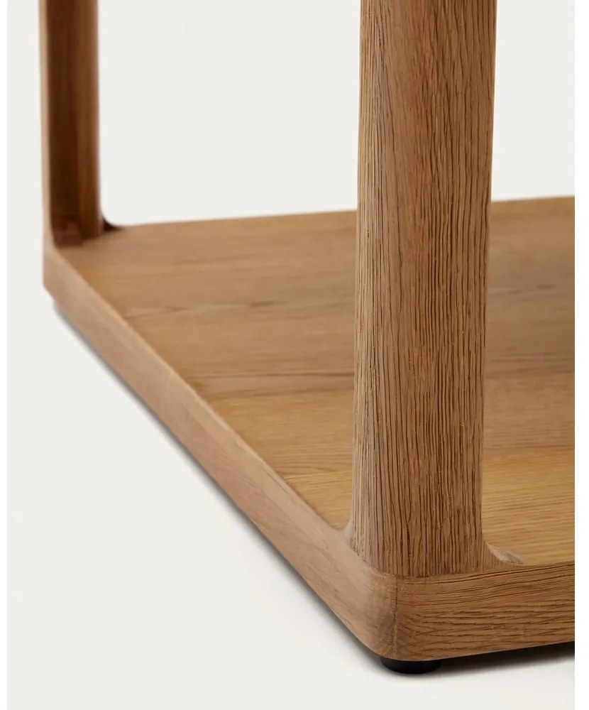 Konferenčný stolík v dekore duba v prírodnej farbe 65x140 cm Maymai – Kave Home