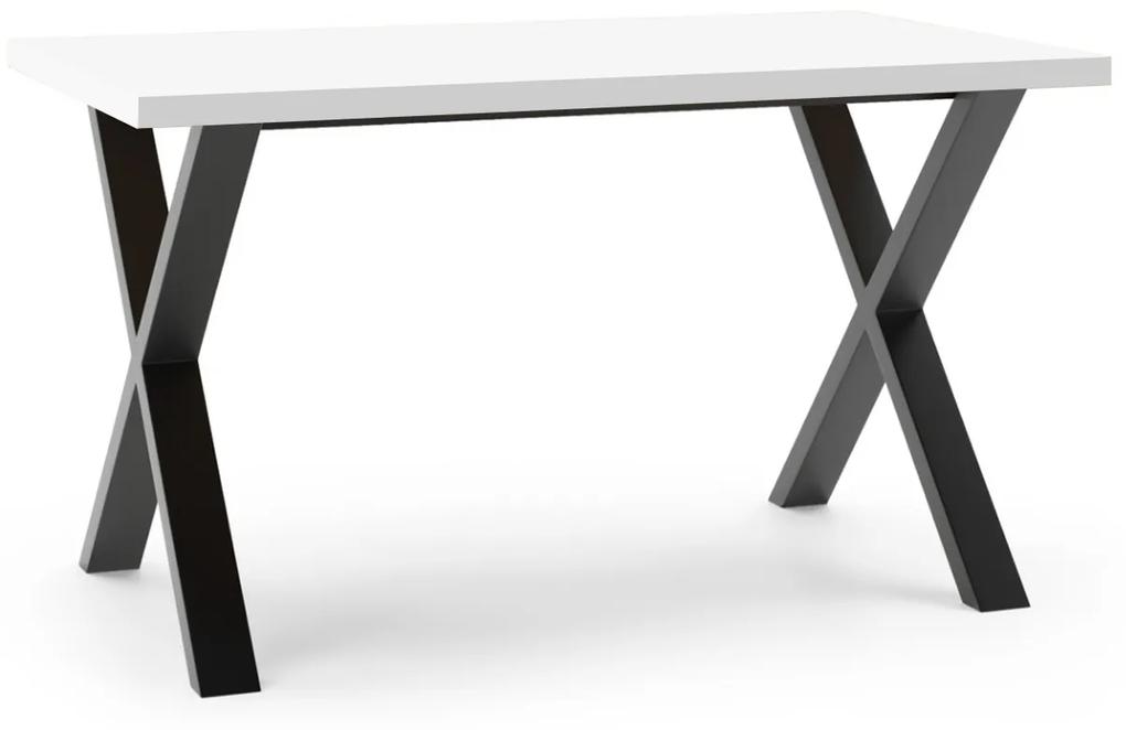 Rozkladací jedálenský stôl ARTEM biela matná Rozmer stola: 120/220x80cm