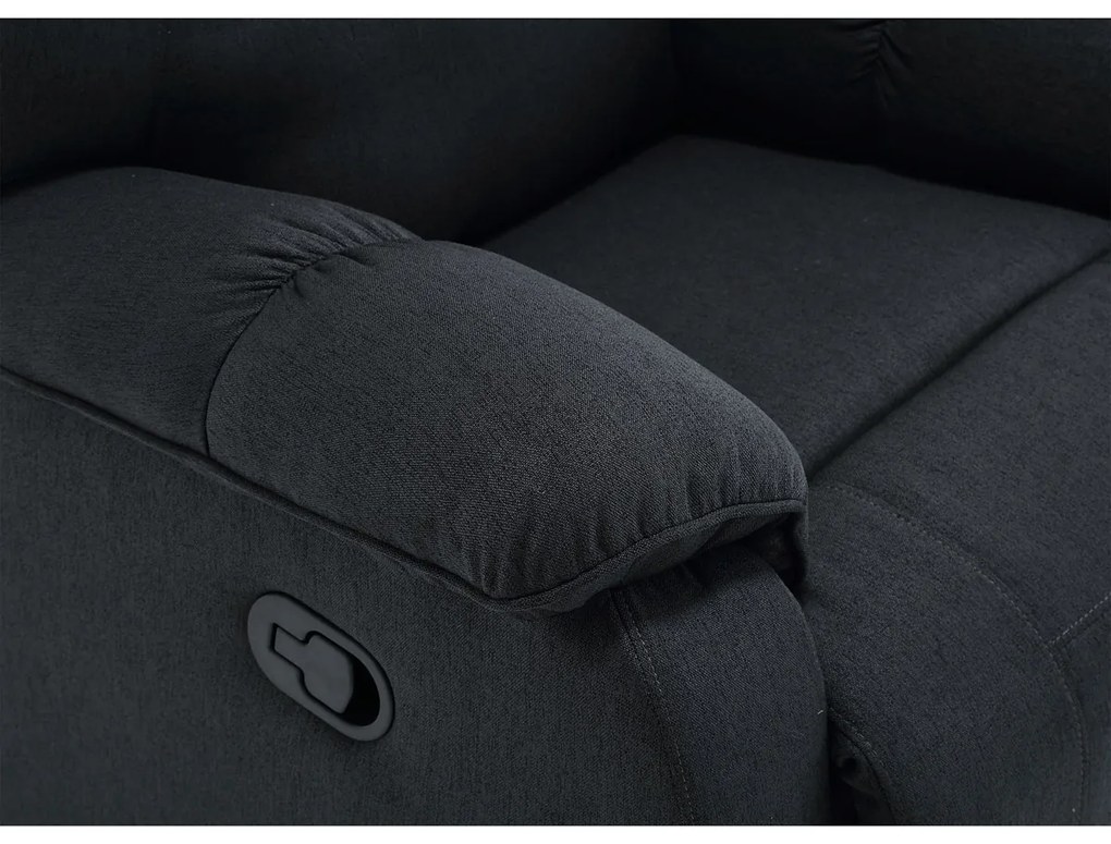 Autronic - TV a relaxační křeslo, manuální polohování, potah šedá látka - TV-4088 GREY2