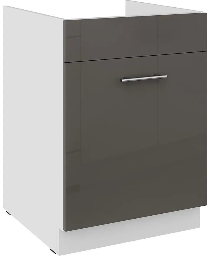 Kuchynská skrinka Lara grey 60ZL 1S BB