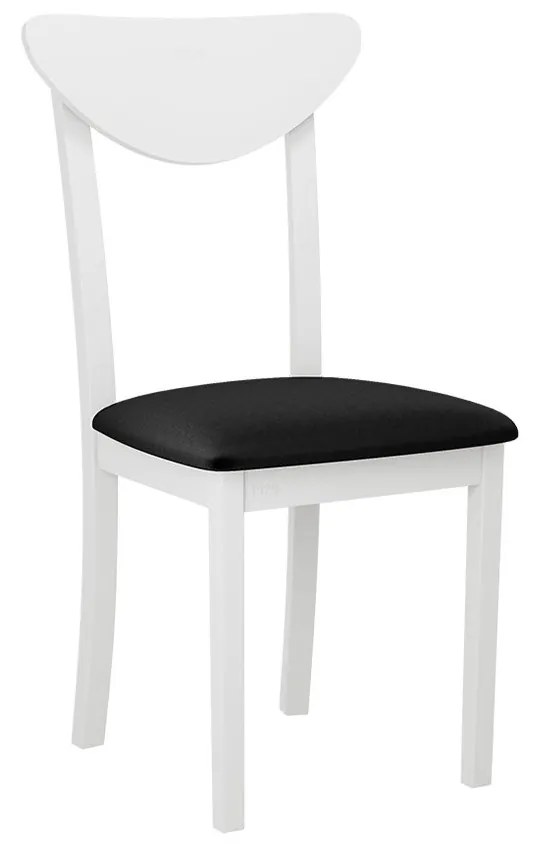 Jedálenská stolička Malzik III, Morenie: biela, Poťahové látky: Hygge D91
