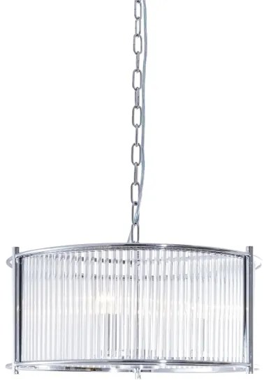 Zuma Line 2200131P-L - Luster na reťazi MARMO 3xE27/40W/230V chróm